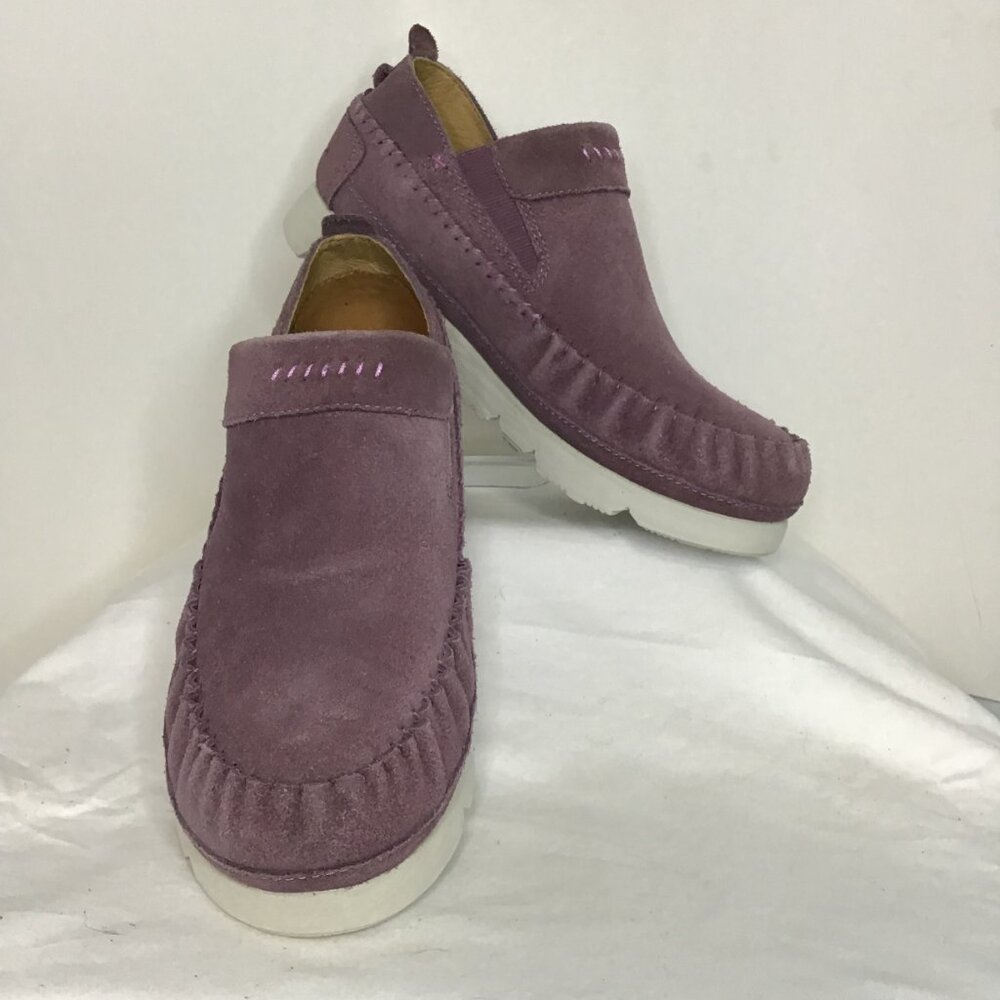 Manitobah Borel Suede Slip On Comfort Moccasin Size 6